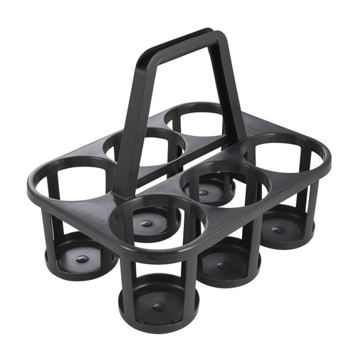 Glass bottle carrier slot - glass, 6