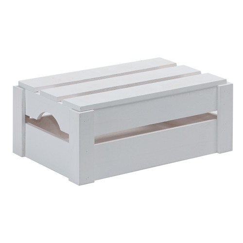 Wooden crate with handles - wooden, and