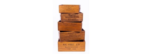 Vintage wood storage crate - storage,