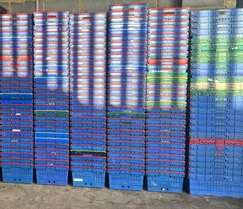 Used plastic bale arm tray - used,