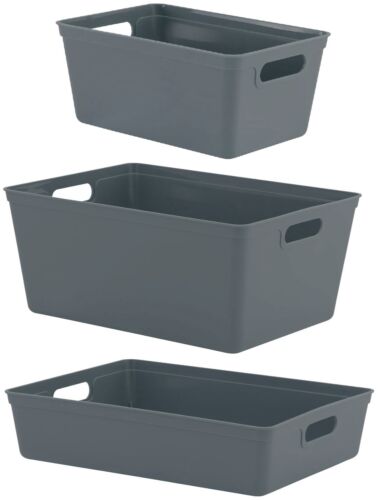 Grey plastic storage - grey,