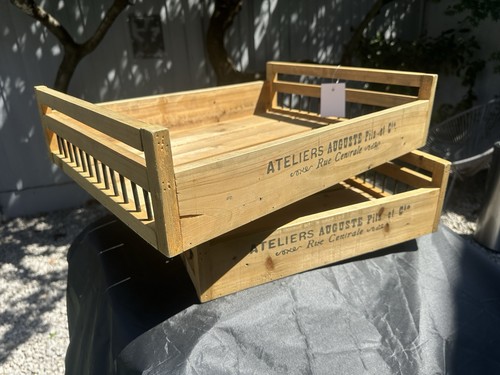 Set rustic wooden serving - of,