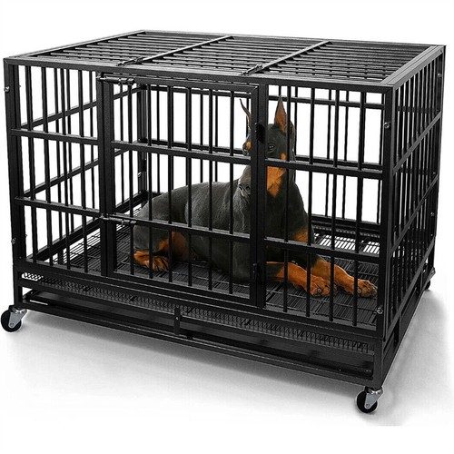 Dog cage pet metal heavy - metal,