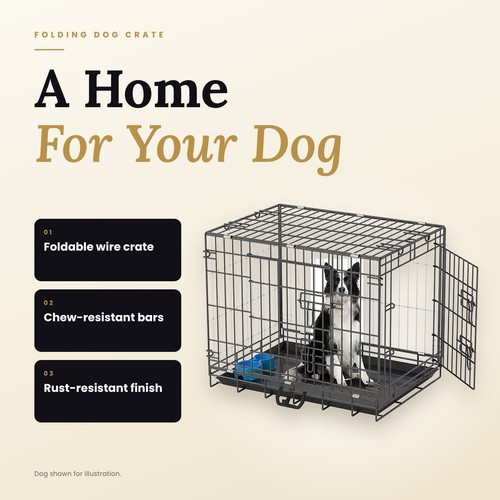 Foldable metal dog - foldable,