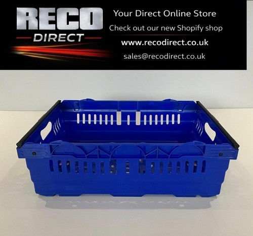 Blue used bale arm crate - 10,