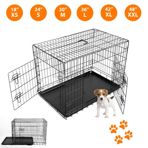 Foxhunter pet cage folding - foxhunter,