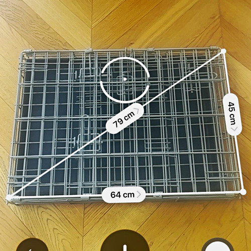 Folding steel wire dog cage - folding,