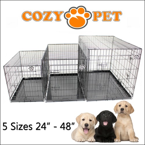 Dog cage metal tray black - cage,