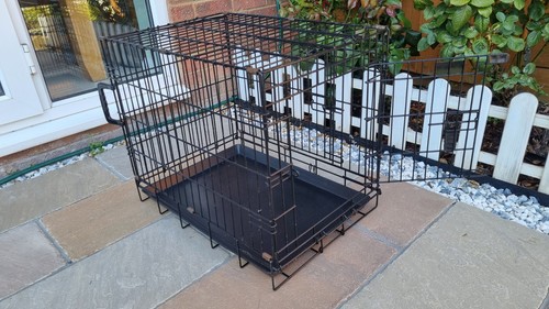 Metal dog crate - metal, small