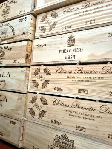 Wooden wine box - wooden,