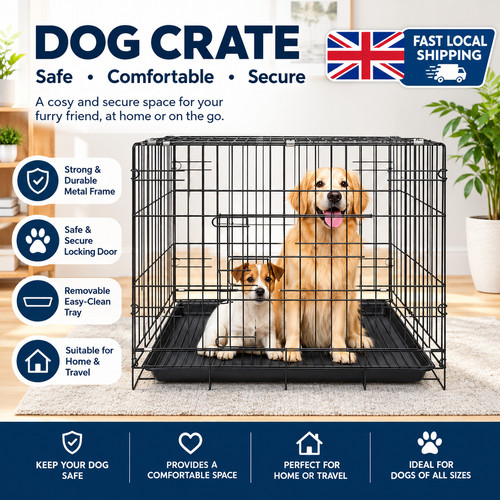 Folding metal dog - folding,