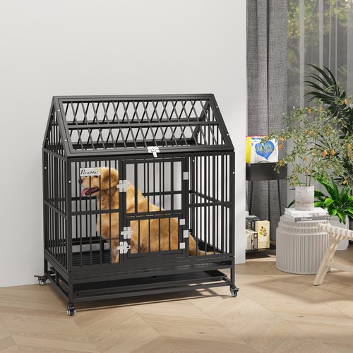 Heavy duty dog crate - 43", on